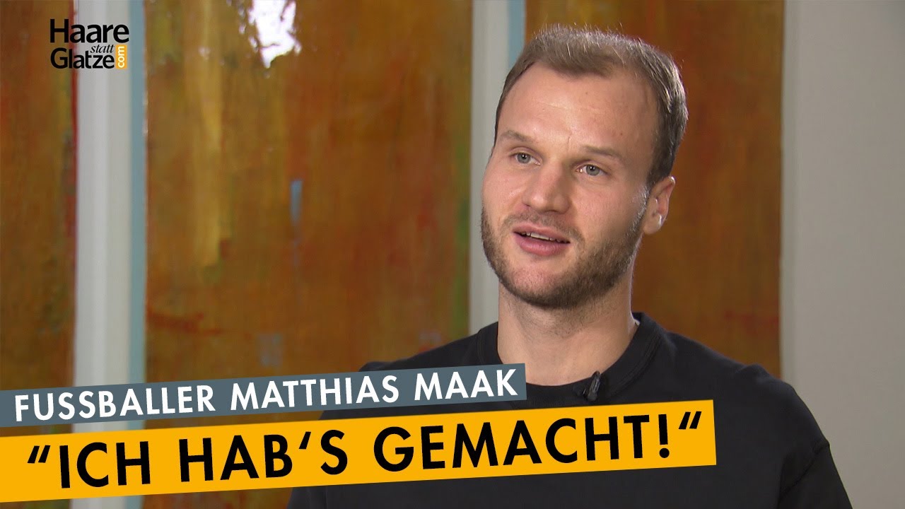"Ich hab's gemacht!" - Fußballer Matthias Maak ließ sich Haare verpflanzen.