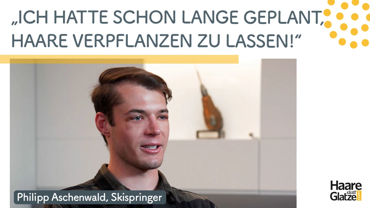 Philipp Aschenwald - Haartransplantation bei Moser Medical