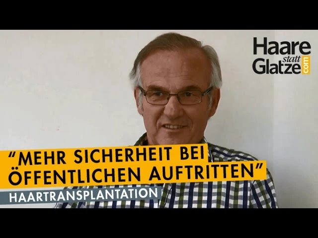 Dr. Hirschberger: Musiker mit Haartransplantation