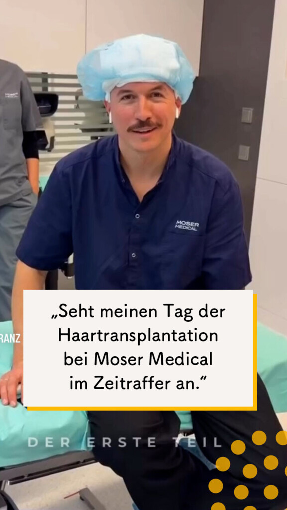 Der Tag der Haartransplantation im Zeitraffer