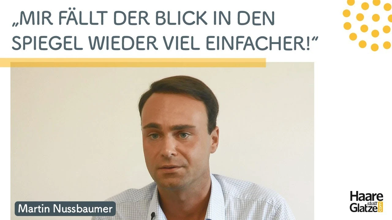Moser Medical Patient beantwortet Fragen zur Haartransplantation