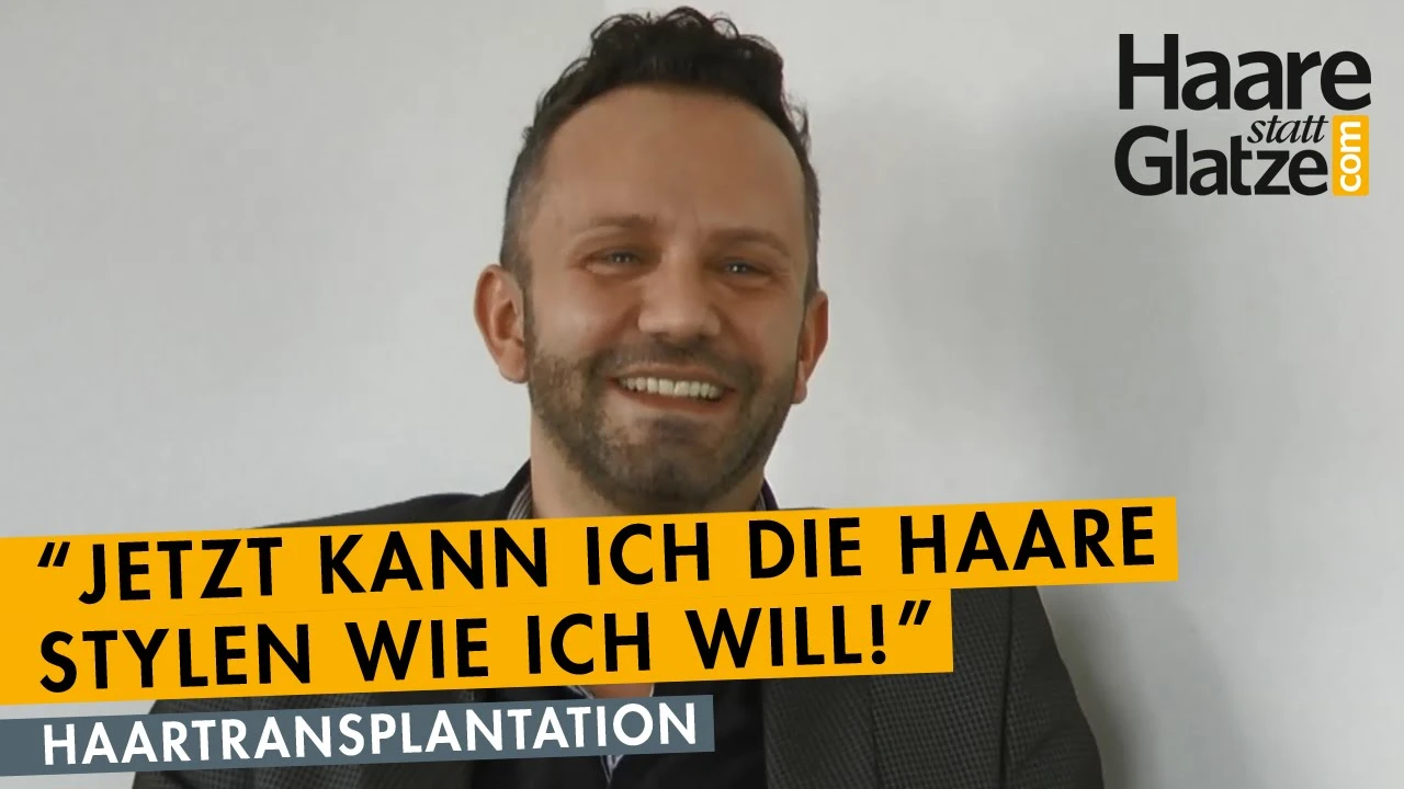 Franzose spricht über seine Haartransplantation