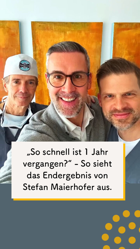 Kontrolltermin mit Ergebnis nach 1 Jahr