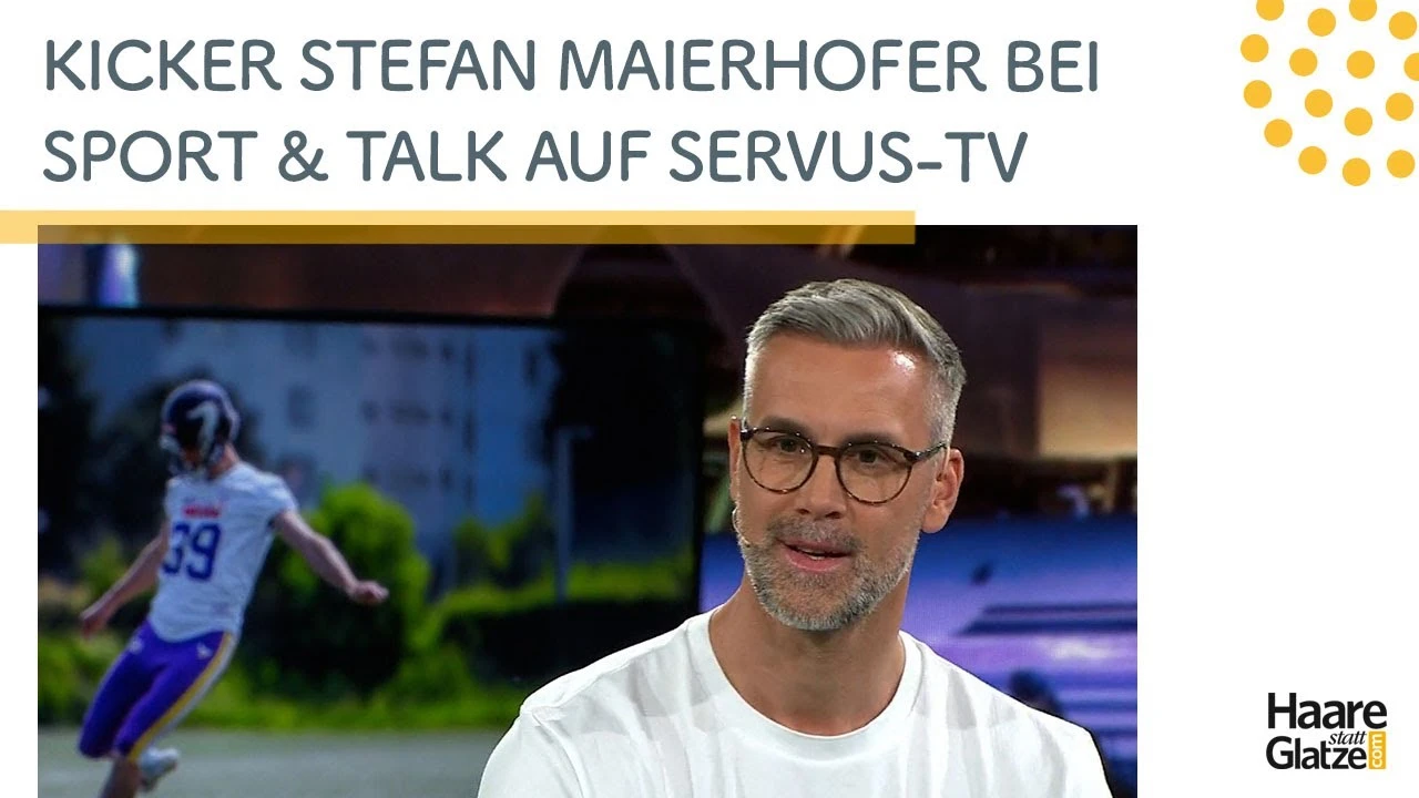 Servus TV: "Ex-Fußballer Stefan Maierhofer startet Karriere im Football bei den Vienna Vikings."