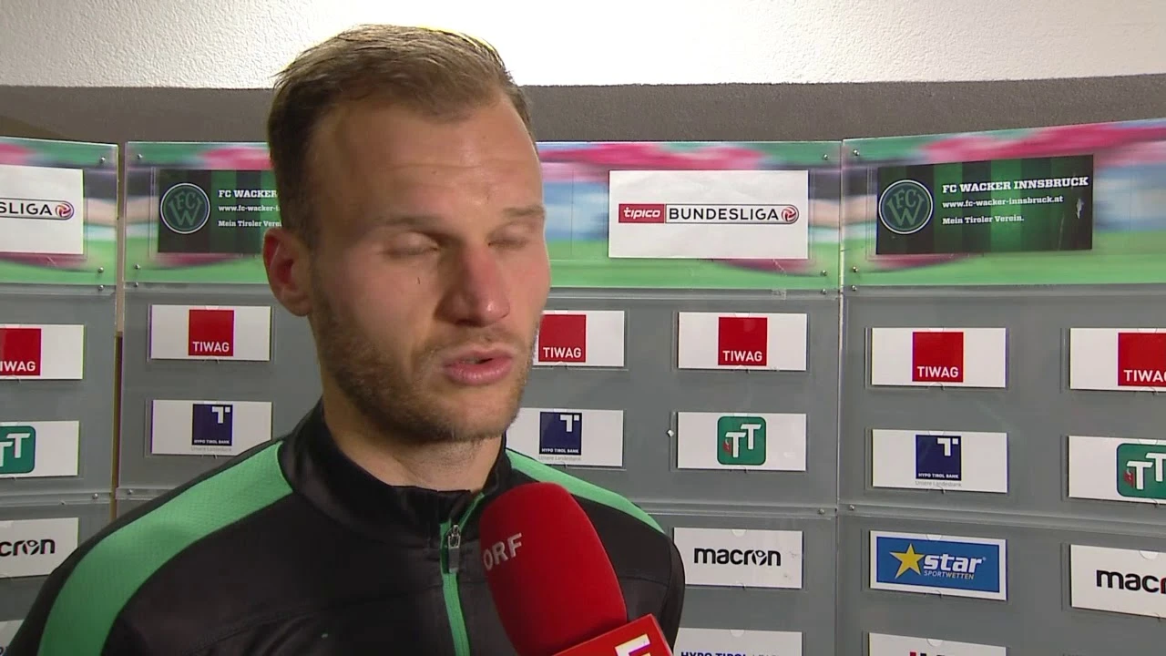 Matthias Maak ORF Interview   Sieg gegen Hartberg   5 Monate nach Behandlung 05 05 2019