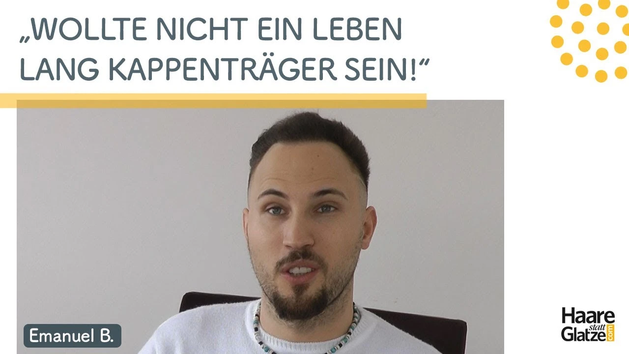 FUE Haartransplantation von Moser Medical - ein Patient spricht über das Ergebnis