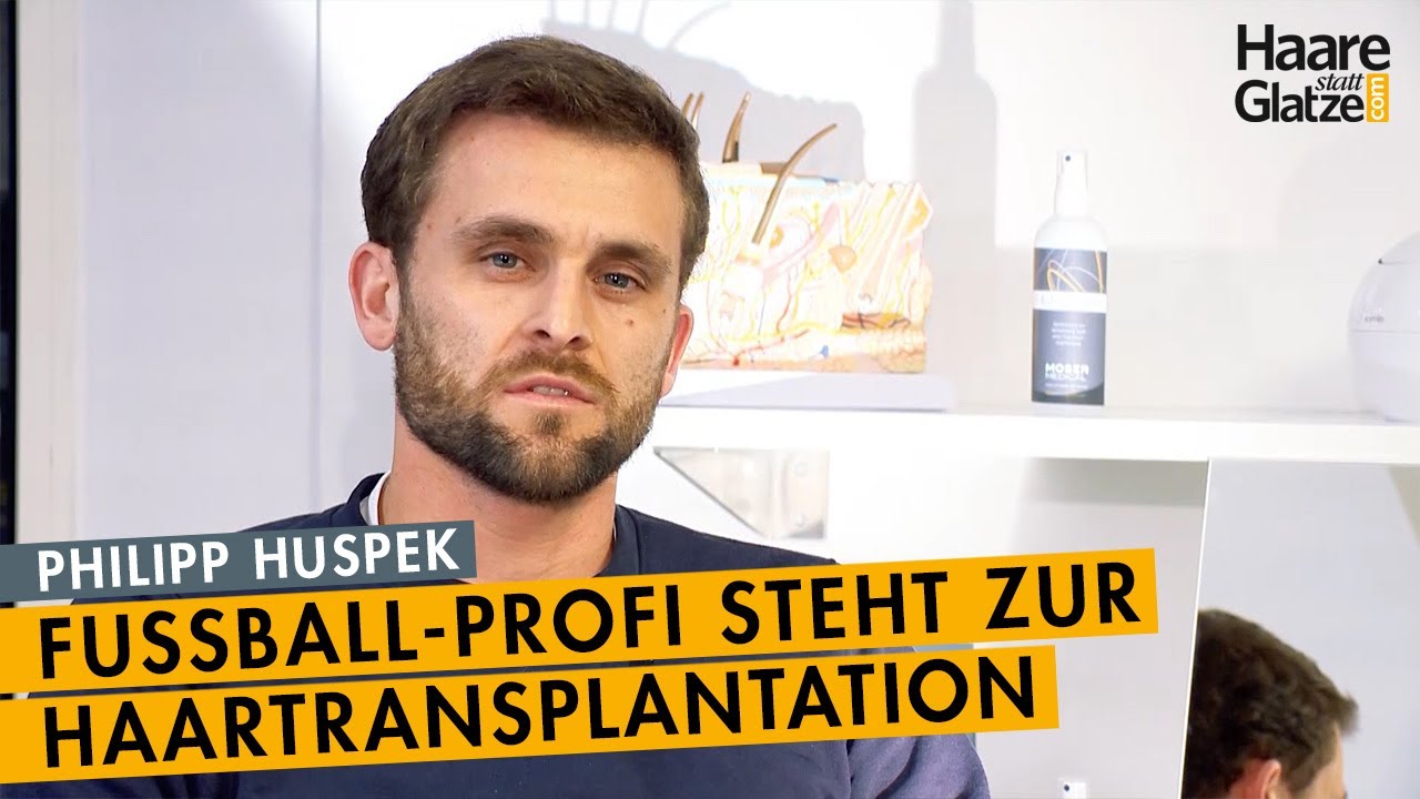 "Ich hab's gemacht!" - Profi-Fußballer Philipp Huspek steht zur Haartransplantation